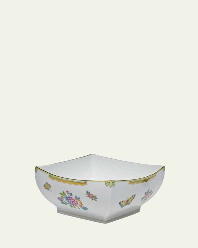 Queen Victoria Large Square Bowl